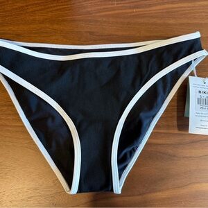 NWT Pepper ribbed bikini bottom Jet size small